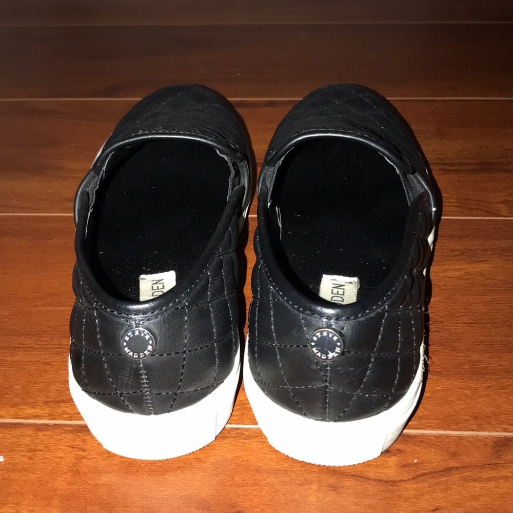 Steve Madden leather quilted sneakers!